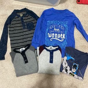 Lot of size 4-5 XS boys long sleeve shirts